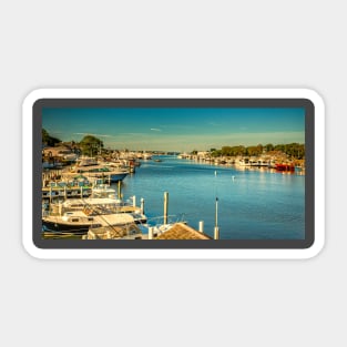 Falmouth Harbor, Cape Cod Sticker